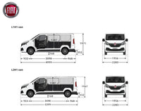 Fiat Talento 2016+ L1 SWB 1SD Van Ply Lining Kit