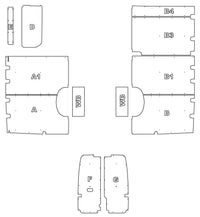 Volkswagen Crafter II 2016+ L3 LWB Trendline Van Ply Lining Kit