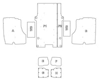 Toyota ProAce 2016+ L3 LWB DCiV (Double Cab) Van Ply Lining Kit