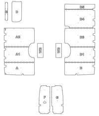 Volkswagen Crafter II 2016+ L4 EXLWB Trendline Van Ply Lining Kit