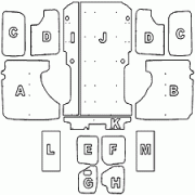 Fiat Scudo L2H1 – LWB Van Ply Lining Kit – Feb 2007 – 2009