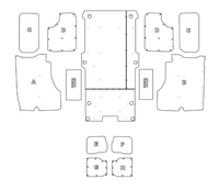 Vauxhall Vivaro L2 2019+ Van Ply Lining Kit