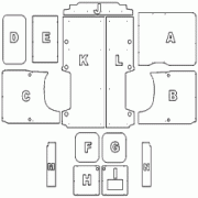 Fiat Ducato L1H1 – SWB Van Ply Lining Kit