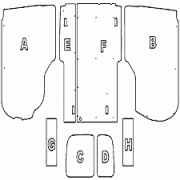 Renault Kangoo Van Ply Lining Kit