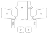 Vauxhall Vivaro 2 2014-2018 L1 SWB DCiV (Double Cab) Van Ply Lining Kit