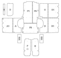 Volkswagen Crafter II 2016+ L2 MWB Startline Van Ply Lining Kit