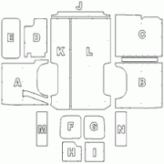 LDV Maxus SWB Van Ply Lining Kit