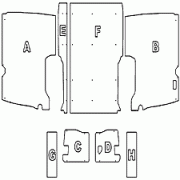 Peugeot Partner Origin Van Ply Lining Kit
