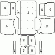 Fiat Scudo Van Ply Lining Kit – Pre Feb 2007