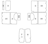 MAN TGE 2017+ Standard L2 (With Factory Fitted Floor) Van Ply Lining Kit