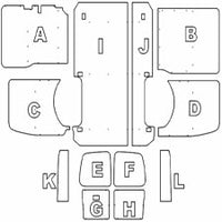 Toyota Hiace SWB Van Ply Lining Kit
