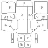 Toyota Hiace LWB Van Ply Lining Kit
