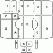 Ford Transit EXLWB Van Ply Lining Kit 2000 - 2014
