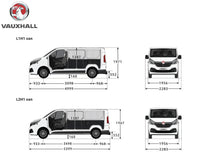 Vauxhall Vivaro 2 2014-2018 L1 SWB DCiV (Double Cab) Van Ply Lining Kit