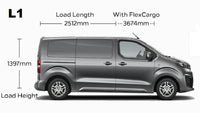 Vauxhall Vivaro L2 2019+ DCiV (Double Cab) Van Ply Lining Kit