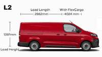 Vauxhall Vivaro L2 2019+ DCiV (Double Cab) Van Ply Lining Kit