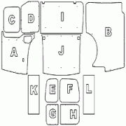Volkswagen Caddy Van Ply Lining Kit