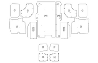 Toyota ProAce 2016+ L1 SWB (Compact) Van Ply Lining Kit