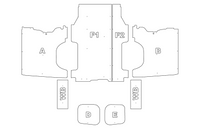 Vauxhall Vivaro 2 2014-2018 L2 LWB DCiV (Double Cab) Van Ply Lining Kit