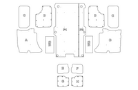 Peugeot Expert 2016+ L2 MWB (Standard) Van Ply Lining Kit